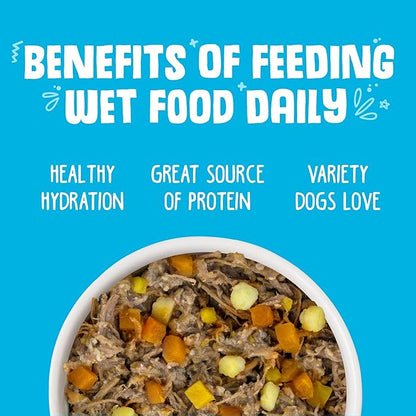 Weruva Classic Dog Food, Variety Pack, Chicken Free, Just 4 Me, Wet Dog Food, 14oz Cans (Pack of 12)