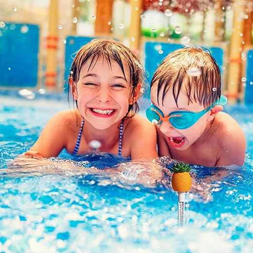 Pool Thermometer Floating Easy Read Large Size Pool Thermometer Cute Water Thermometer for Swimming Pools,spa,Pond,ice Bath,hot Tub,Outdoor & Indoor Above Ground Pool Accessories Pool Test Kit