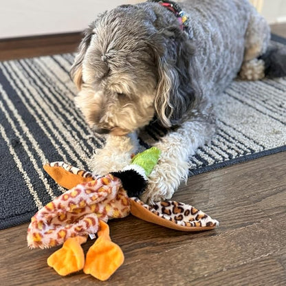 SPOT Skinneeez Mini Mallard Duck 13 Inch Stuffing-Free Plush Squeaky Dog Toy – Soft Interactive Toy for Small and Medium Dogs – Mess-Free Play for Light & Moderate Chewers – Assorted Styles