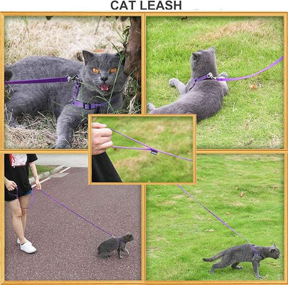 AMAGOOD 6 FT Puppy/Leash, Strong Traditional Style with Easy to Use Collar Hook, Great for Small, Medium and Large Dogs (5/8in x 6 ft, Purple)