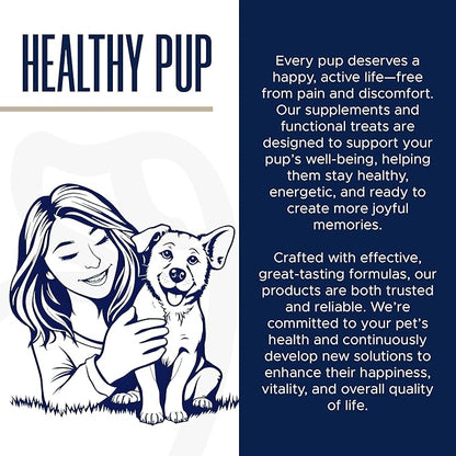 Calming Chews for Dogs with Melatonin - 60 Delicious Soft Treats for Dog Anxiety Relief for Large and Small Dogs - Includes Chamomile, Thiamine, L-Tryptophan - Promotes Rest and Relaxation