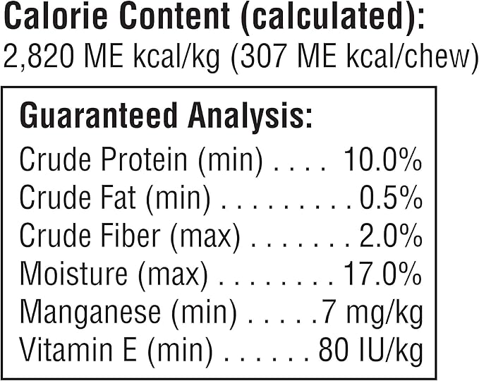 SmartBones Large Chews, Treat Your Dog to a Rawhide-Free Chew Made with Real Meat and Vegetables, 3 Count (Pack of 4)