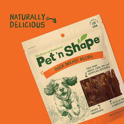 Pet 'n Shape Duck Breast Jerky Dog Treats - 16 Ounce