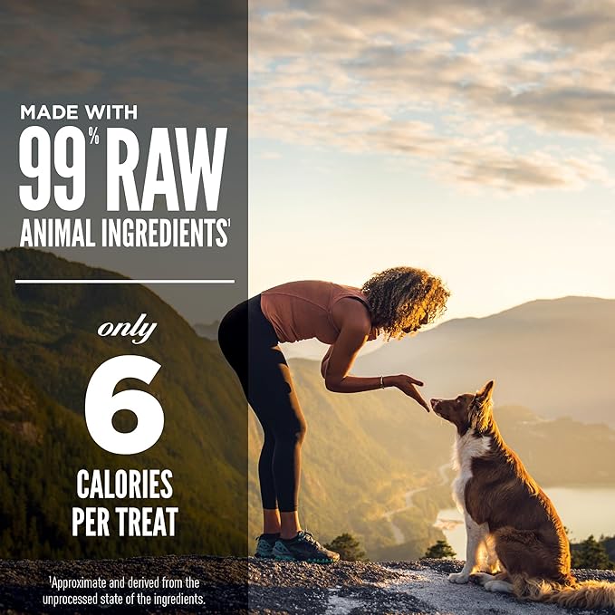 ORIJEN Grain Free High Protein Freeze Dried Dog Treats Regional Red Recipe 8oz Bag