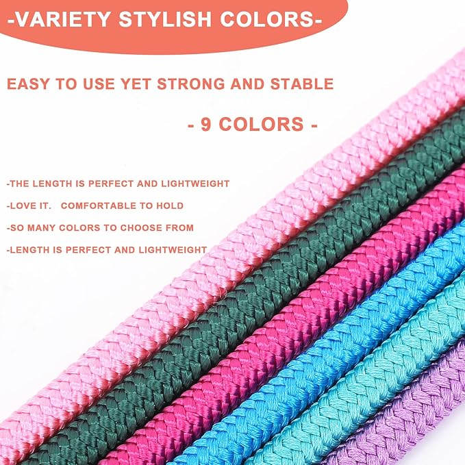 Slip Leads for Dogs Puppy Leash Comfortable 6 FT Heavy Duty Loop Leash No Pull Pet Training Leash 6 Colors Classic Dog Leash for Small Medium Dogs Orange