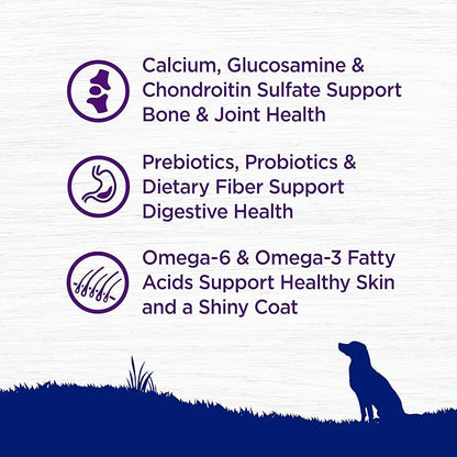 Wellness Complete Health Large Breed Adult Dry Dog Food, Wholesome Grain Kibble, Natural, Chicken and Brown Rice Recipe, 15 lb Bag