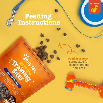 Zesty Paws Training Treats for Dogs & Puppies - Dog Treats for Training - Healthy Dog Chews for Hip, Joint & Muscle Health - for All Breeds and Ages - Bacon Flavor - 12oz