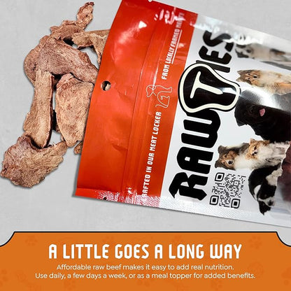 Premium Freeze-Dried Raw Beef Heart for Dogs – 100% USA-Sourced Raw Meat Dog Food – Grain-Free, No Fillers, High Protein Nutrition for Small & Large Breeds