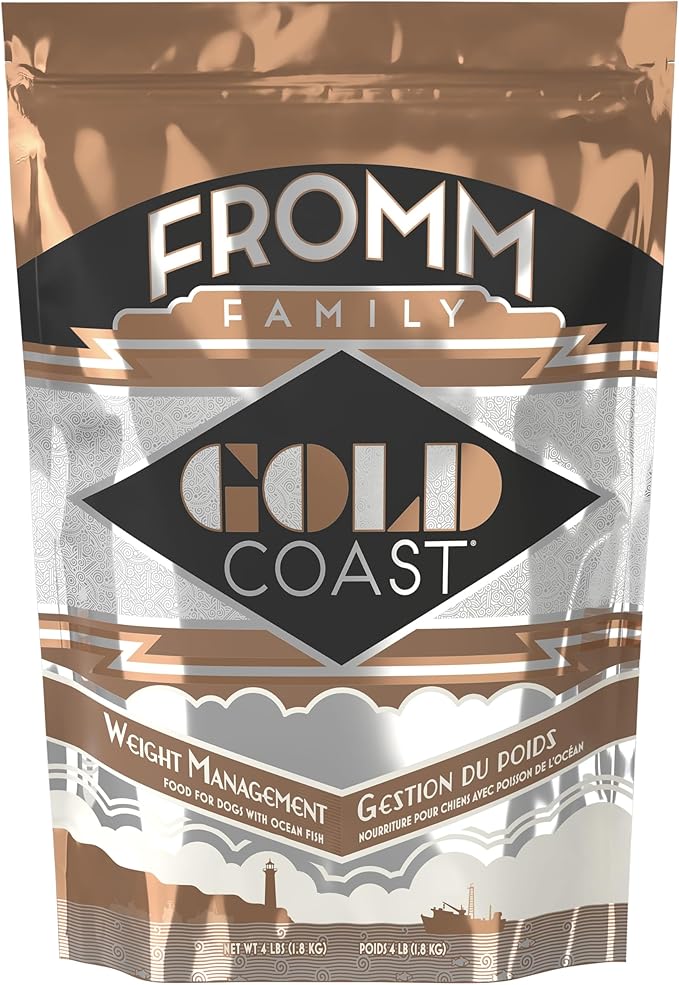 Fromm Gold Coast Weight Management Premium Dog Food - Weight Management Dry Dog Food - Whitefish Recipe - 4 lb