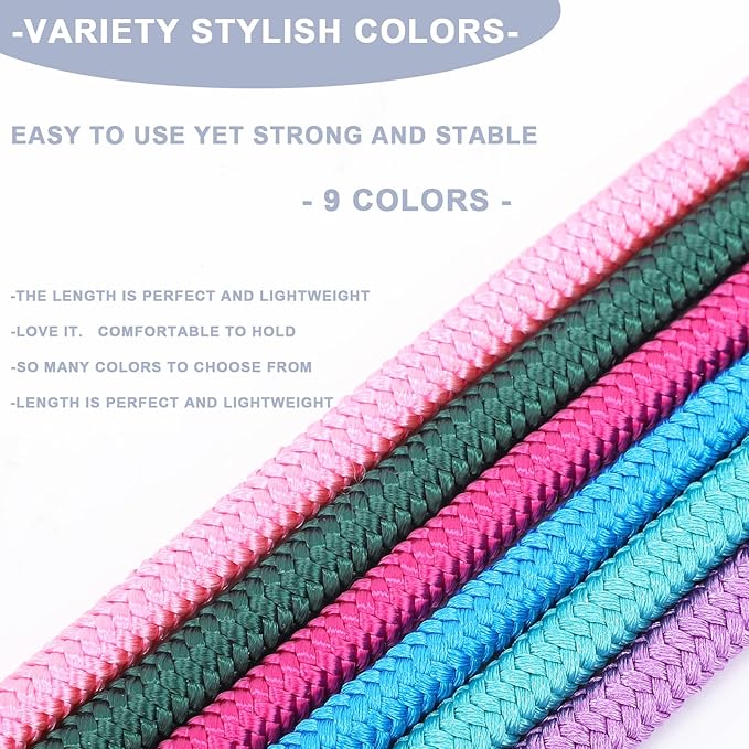 Slip Lead 6 FT Dog Training Leash - 6 Color Slip Leads for Medium Dogs - No Pull Grey Leash