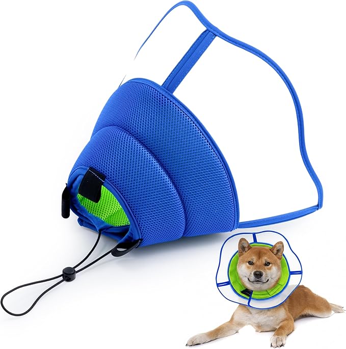 Soft Dog Cone Collar - Adjustable Recovery Padding Cone for Small Dogs After Surgery to Stop Licking, Breathable Lightweight Elizabethan Protective Neck Collar for Pet Cat Puppy (M)
