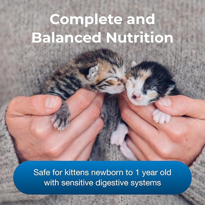 Pet-Ag Goat’s Milk KMR Kitten Milk Replacer Liquid - 11 oz - Liquid Kitten Formula with Vitamins, Minerals & Trace Nutrients for Kittens Newborn to Six Weeks Old - Easy to Digest