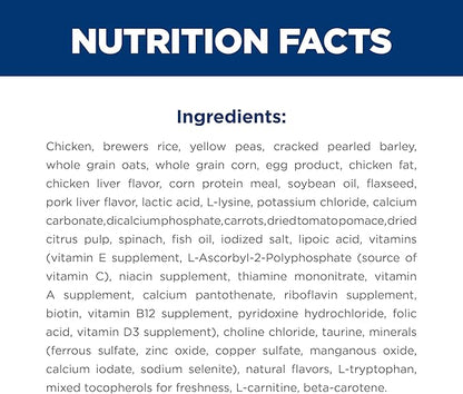 Hill's Science Diet Adult 7+ Senior Vitality Small & Mini Dry Dog Food, Chicken & Rice, 12.5 lb. Bag