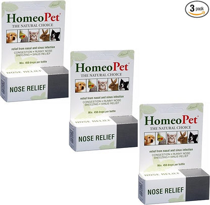 Dog Homeopet Nose Relief