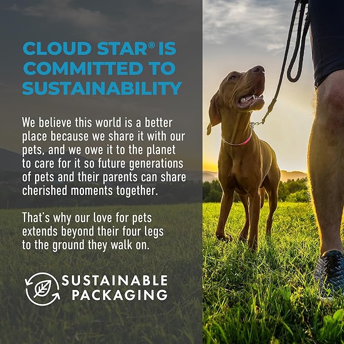 Cloud Star Tricky Trainers Crunchy Dog Training Treats 8 oz. Bag, Salmon Flavor, Low Calorie Behavior Aid with 450 treats