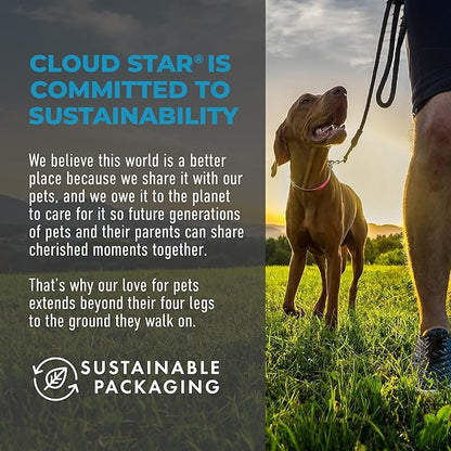 Cloud Star Tricky Trainers Crunchy Dog Training Treats 8 oz. Bag, Salmon Flavor, Low Calorie Behavior Aid with 450 treats