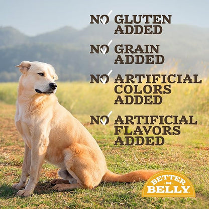 Better Belly Chicken Liver Small Rawhide Rolls, 20-Count (Pack of 2)