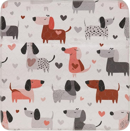 PUPIBOO Washable Pee Pads for Dogs & Cats - Super Absorbent Reusable Puppy Training