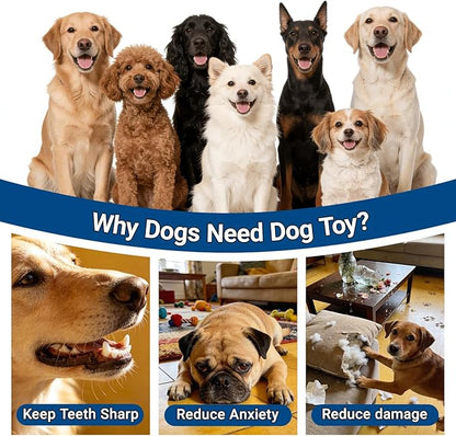 Mankoda Durable ETPU Dog Toy Ball, 5 Inch Big Dog Balls for Aggressive Chewers - Hollow Design and Textured Gullies/Non-Toxic Bite/Built-in Low-Noise Bell, Dog Chew Toy for Medium/Large Dogs
