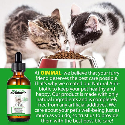 NenMaoKeNu 2 Pack Antibiotics for Cats, Premium Cat Antibiotics Supplement, Cats Multivitamin, Natural Antibiotic for Cats, Cat Antibiotic, Cat Antibiotics Supports Immune & Cats Allergy Relief