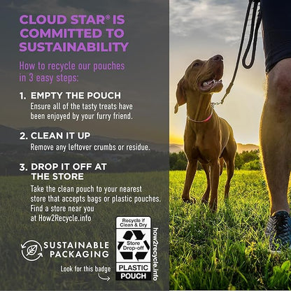 Cloud Star Tricky Trainers Soft & Chewy Grain Free Dog Treats, Liver, 12 oz. Pouch
