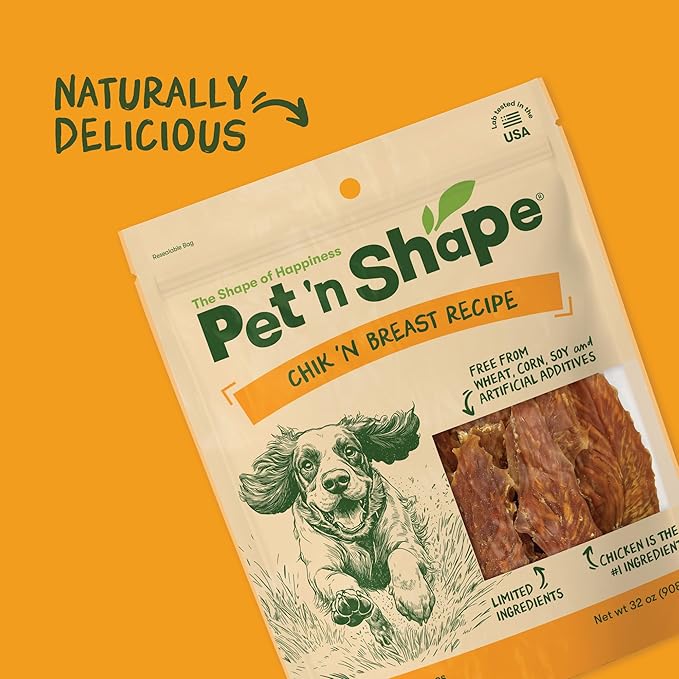 Pet 'n Shape Chik 'n Breast Jerky Dog Treats - 2 Pound