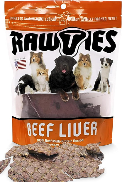 Premium Smoked Beef Liver for Dogs – 100% USA-Sourced Raw Meat Dog Food – Grain-Free, No Fillers, High Protein Nutrition for Small & Large Breeds