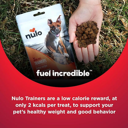 Nulo Trainers Turkey Recipe Grain-Free Low-Calorie Healthy Dog & Puppy Training Treats, 16 Ounce Pouch