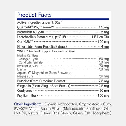 Respiratory Guardian for Dogs - Supports Lung Health, Nasal, Bronchial and Tracheal (135g) with Quercefit® and Respiratory Probiotics