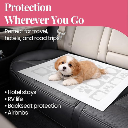 Pupiboo Disposable Dog and Cat Training Pads (100 Count) – 23x23 in Highly Absorbent Pee Pads, Leak Proof Backing, Pheromonal Attractant for Housebreaking and Indoor Potty Training