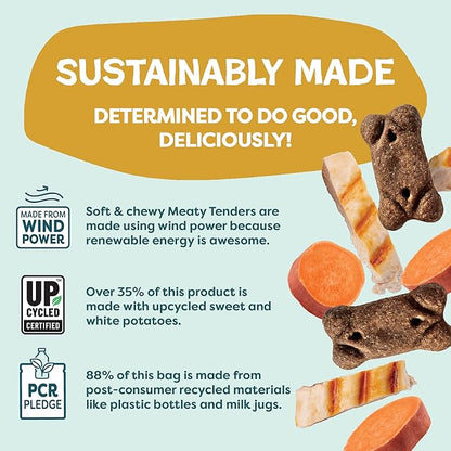 Shameless Pets Soft & Chewy Dog Treats, Cheeky Chicken Meaty Tenders, 1.5lb – Real Chicken is 1st Ingredient – Grain Free, No Corn or Soy – Digestive Support – for Small, Medium & Large Dogs