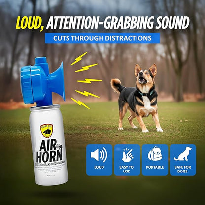 Air Horn for Dogs, Loud Blow Horn for Dog Training & Behavior Redirection, Barking Stopper, Jumping, Fighting, and Chasing, Air Horn for Safety