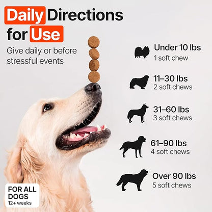 Dog Allergy Chews – Dog Allergy Relief, Itch Relief for Dogs – Anti Itch, Allergies & Immune Chews for Dogs with Omega 3 Fish Oil, Colostrum & Probiotics – 170 Count, Made in USA