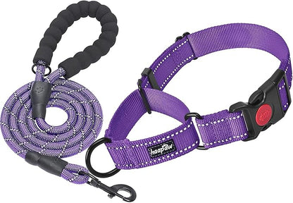 haapaw Martingale Dog Collar with Quick Release Buckle Reflective Dog Training Collars for Small Medium Large Dogs