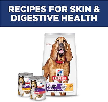 Hill's Science Diet Adult Sensitive Stomach & Skin Large Breed Dry Dog Food, Chicken, 30 lb. Bag