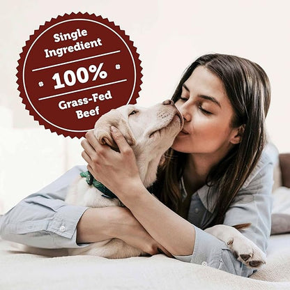 FOUR LEAF ROVER Beef Liver Dog Treats - Grass Finished New Zealand Beef Liver - Raw Freeze Dried Single Ingredient, No Additives - Made in USA - 4 Oz Bag