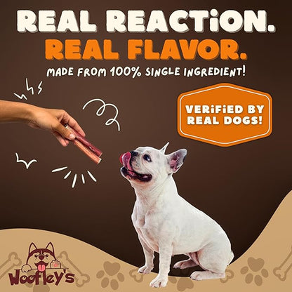 Woofley's 4-5" Bulk Bully Sticks - (50 Count) - Bully Sticks for Dogs - Long Lasting Dog Chews