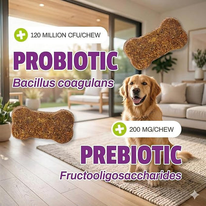Pet Naturals Daily Probiotic Soft Chews for Dogs, Digestive and Immune Support Supplement, 1 Billion CFU Per Chew, Duck, 160 Count
