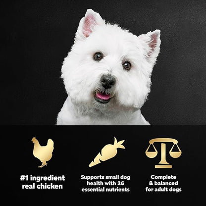 Cesar Small Breed Dry Dog Food for Small Dogs Rotisserie Chicken Flavor and Spring Vegetables Garnish, 2.7 lb Bag