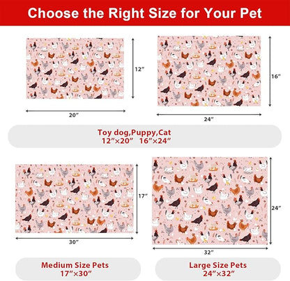 Dog Food Mats for Floors Waterproof Mat for Cat Food and Water Bowls - Absorbent Quick Dry Non Slip Mat for Pet Feeding