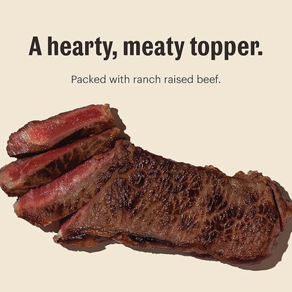 The Honest Kitchen Human Grade Meal Booster: 99% Beef Dog Food Topper, 5.5 oz (Pack of 12)