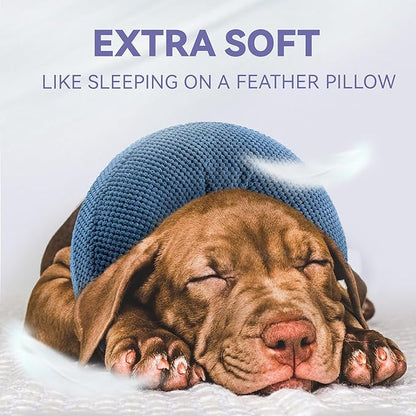 Loflaze Inflatable Dog Cone Collar - Dog Neck Donut Cone Collar Alternative After Surgery - Soft Cone for Large Medium Small Dogs Cats - Alternative Recovery E Collar (Blue, XL)