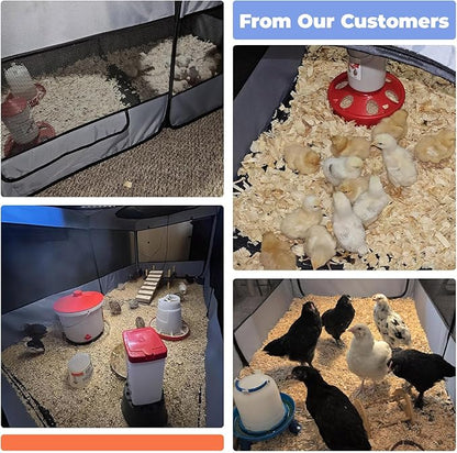 Pet Playpen Pop up Small Pet Cage Enclosure Tent Chick Run Brooder Coop Foldable Kennel for Kitten Ferret Puppy Guinea Pig Rabbit Hamster Chinchillas(No Divider, Unified Space)