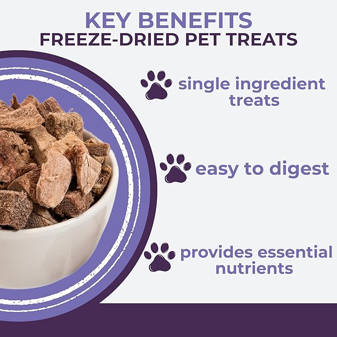 Momentum Carnivore Nutrition Freeze-Dried Pork Tenderloin Dog Treats & Cat Treats – Single-Ingredient, High-Protein, Grain-Free, Lean & Naturally Tender – Made in USA – 3.5 oz Bag