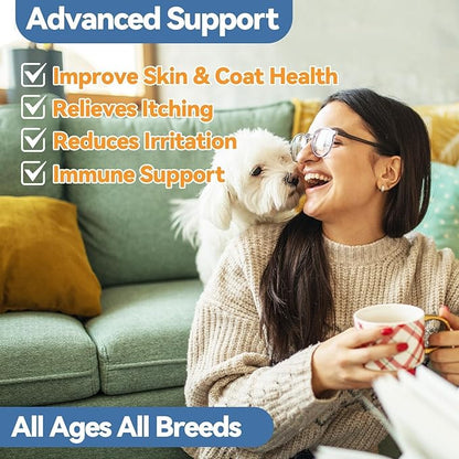 Natural Yeast Relief for Dogs, Supports Healthy Itch Relief, Dog Ear Discomfort Care, Itch Relief for Dog, Allergy Supports, Inflammation Relief for Dogs, 60ml