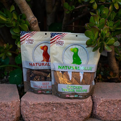 Loving Pets Natural Value All Natural Soft Chew Chicken Tenders Dog Treat, 14-Ounce