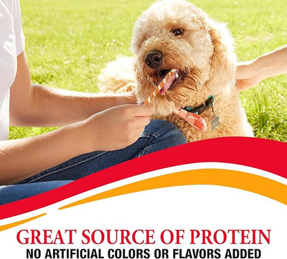Good 'n' Fun Triple Flavor Munchy Sticks Chews for Dogs, 10 Count, Snack for All Dogs Made with Beef Hide, Chicken and Pork Hide