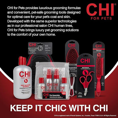 CHI for Dogs Deodorizing Spray for Dogs and Puppies, Dog Grooming Spray to Help Refresh Coats and Reduce Odors Between Baths While Moisturizing Fur, Unscented, 8 Fl Oz