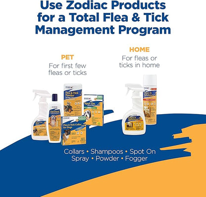 Zodiac Flea & Tick Powder for Dogs, Puppies, Cats & Kittens beige Small