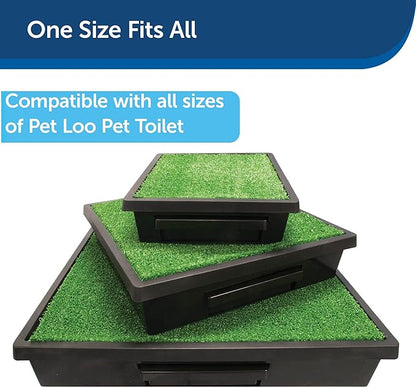 Pet Loo Pee-Pod with Sponge - 7-Pack - Indoor Toilet Tray for Pets - Urine Disposal
